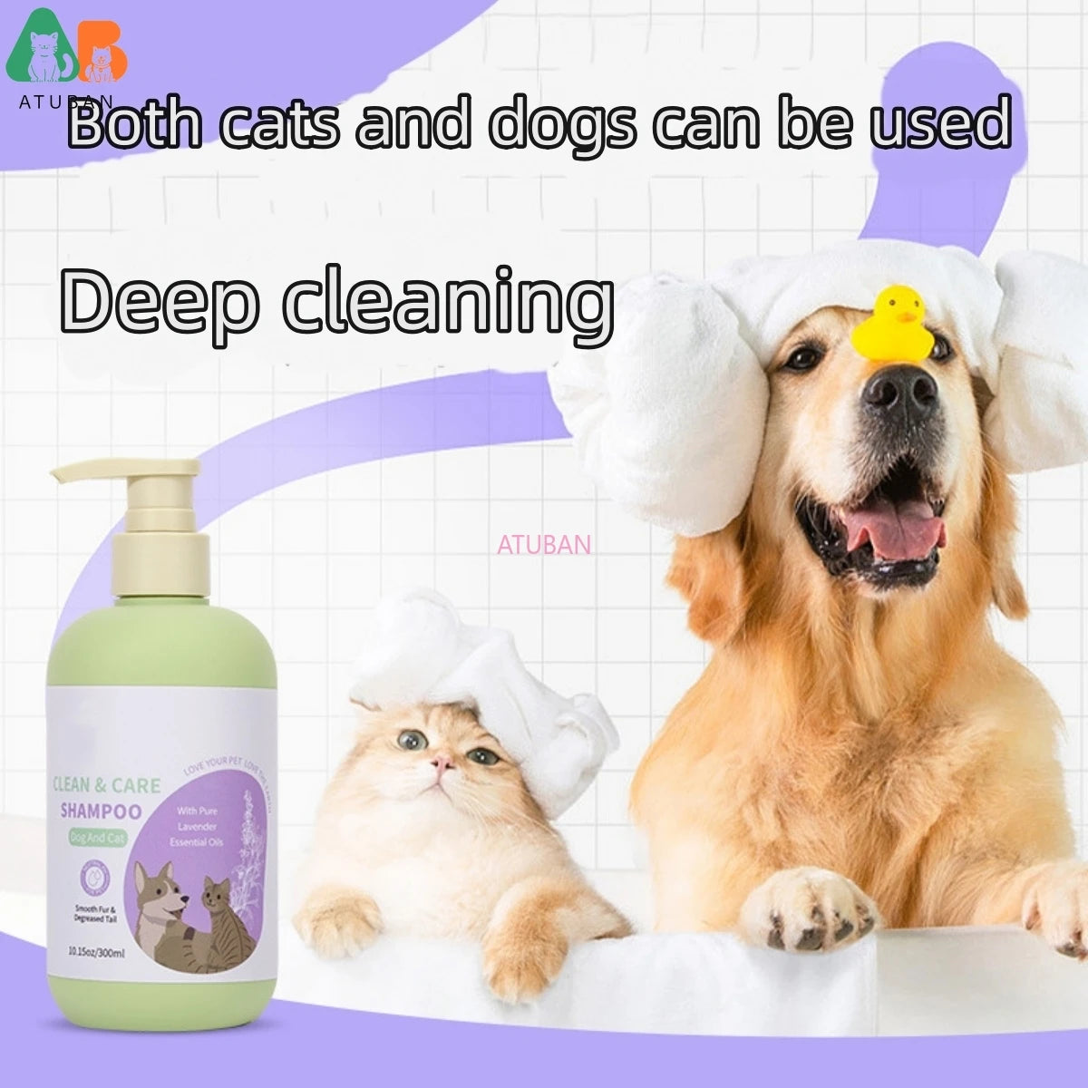 Barloma CleanseShampoo™ Royal Lavender Pet Shampoo and Conditioner